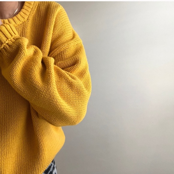 Vintage Sweaters - VTG ✰ chunky cotton dolman oversized pullover
